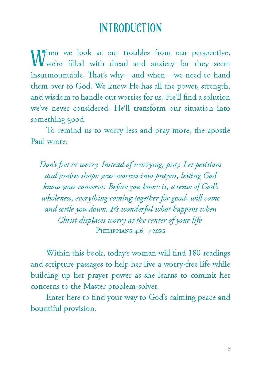 Barbour Publishing, Inc. - Wholesale Religion - Worry Less Pray More2