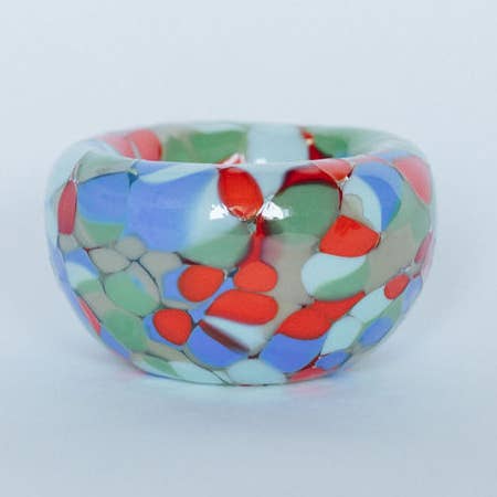 Mini tazón Snacktime con forma de nido de vidrio soplado para venta al por mayor de Maria Ida Designs