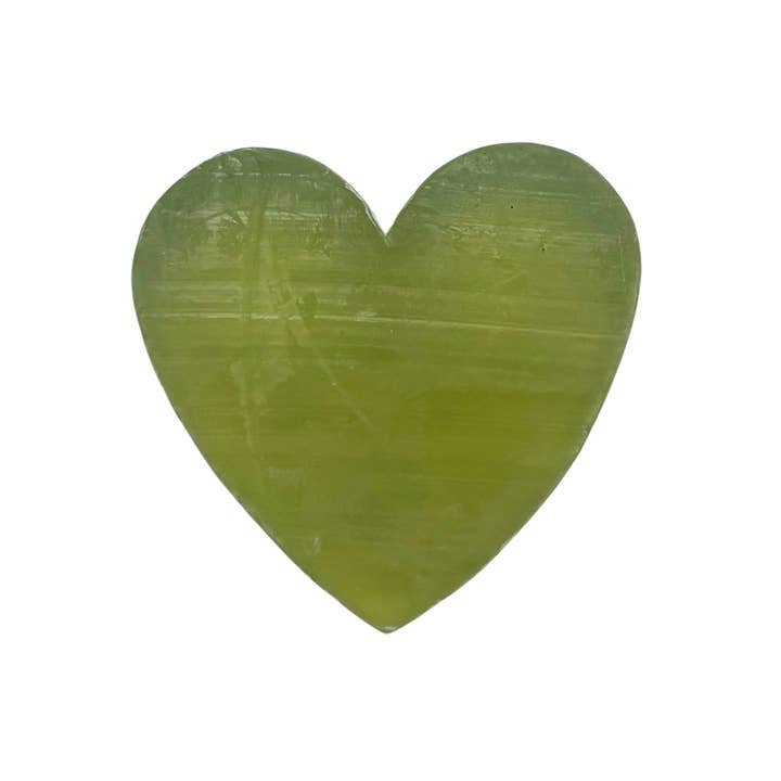 Avocado Glycerine Heart Soap 60g for wholesale by Droyts Fine Soap