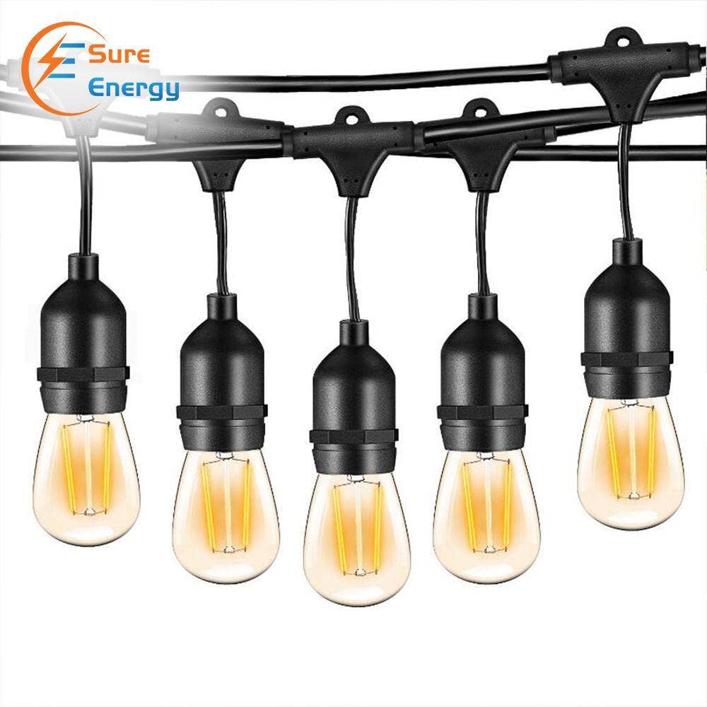 ENER-J – wholesale String lights – LED Filament Bulb String Light Kit 15.2m 15x2W Lamps1