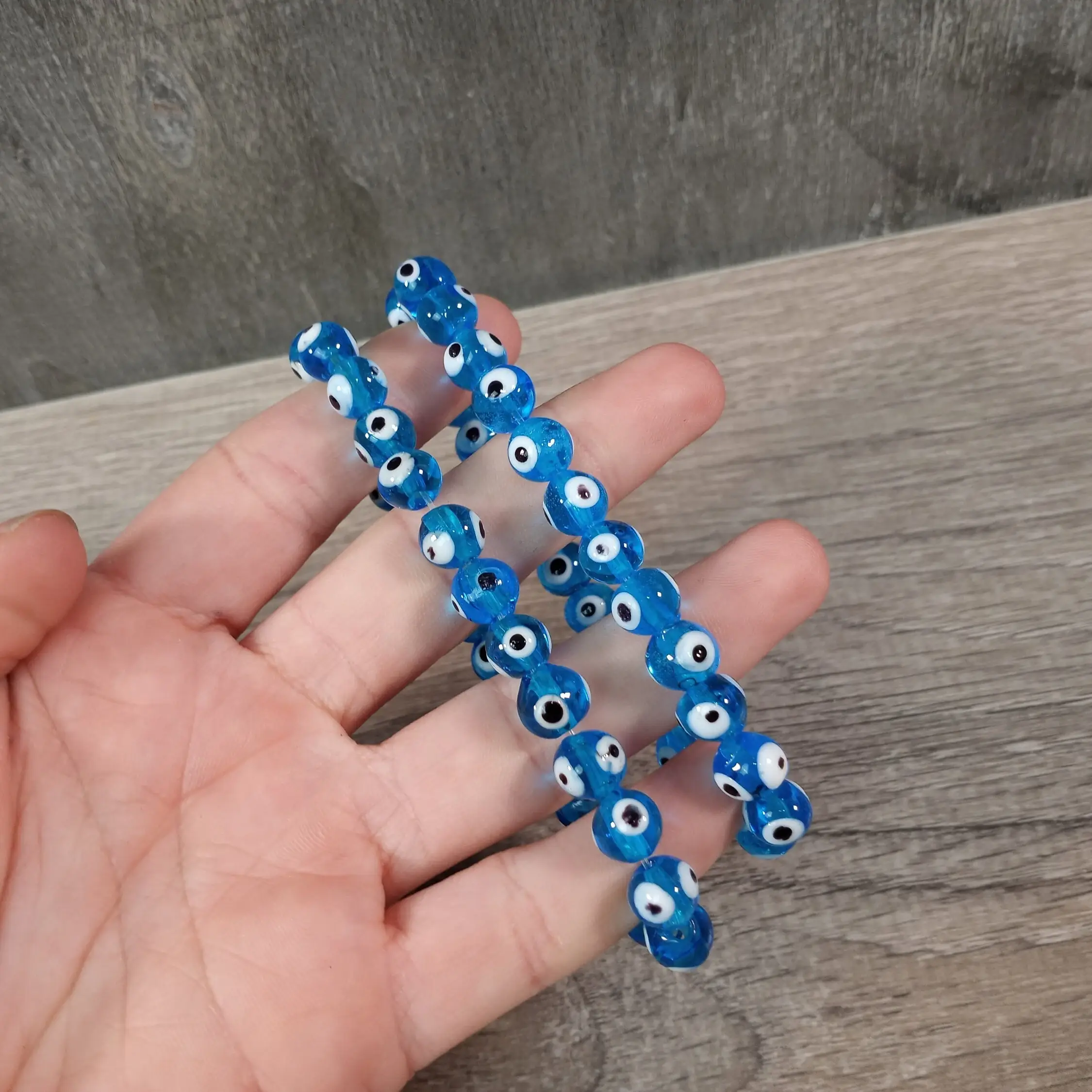 Keystone Crystals - Wholesale Beaded Bracelet - Evil Eye Protection Bracelet 8mm – Wholesale Beaded Jewelry2