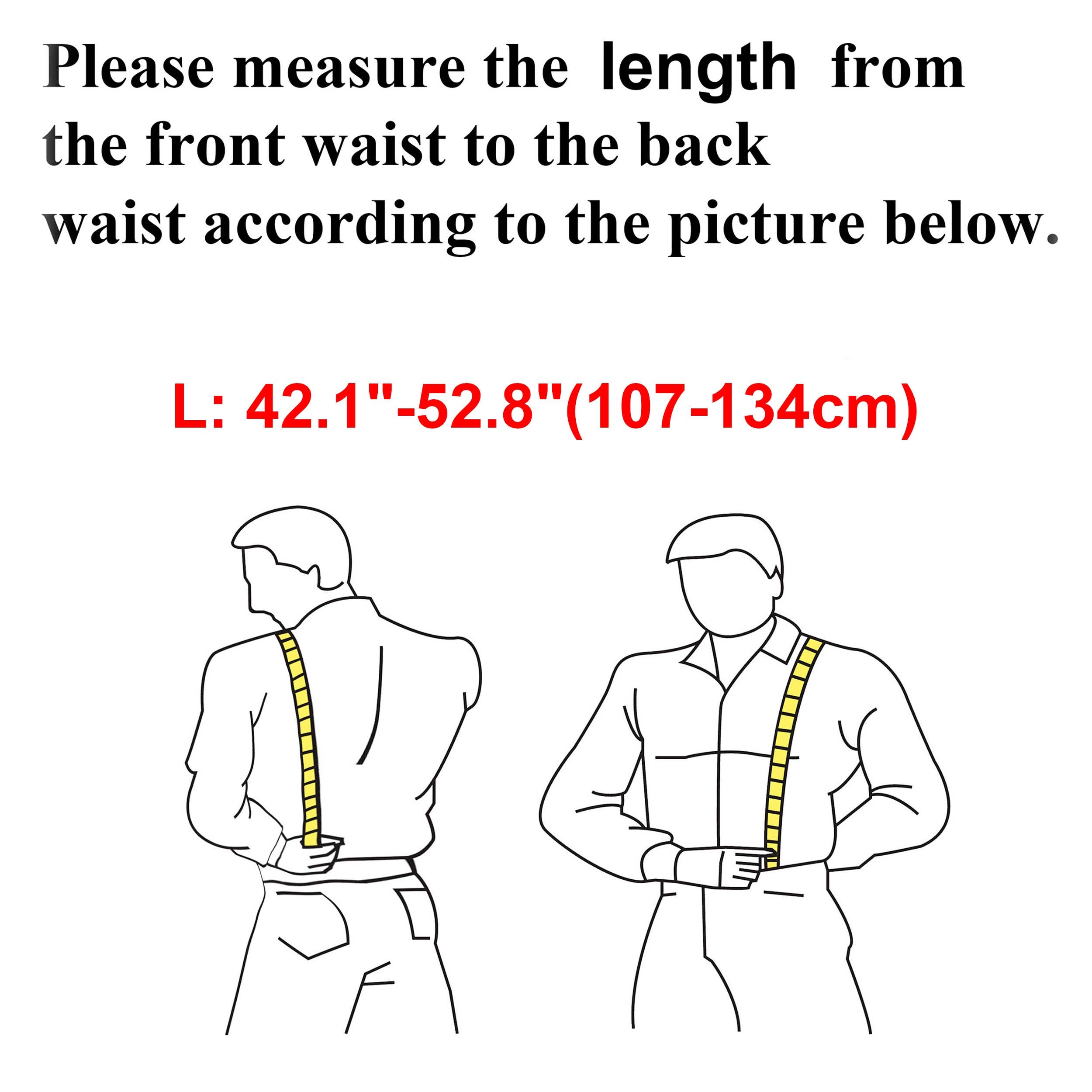 Marrón Tirantes de piel para hombre, diseño en forma de Y, ajustables, marrones, regalo de boda para padrinos de boda de venta al por mayor en Faire9