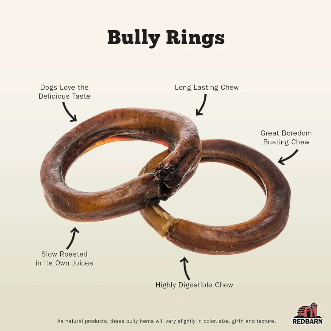 Elite Pet Distributors - Wholesale Pet Treats - Dog - Redbarn Bully Rings (Pack of 1)1