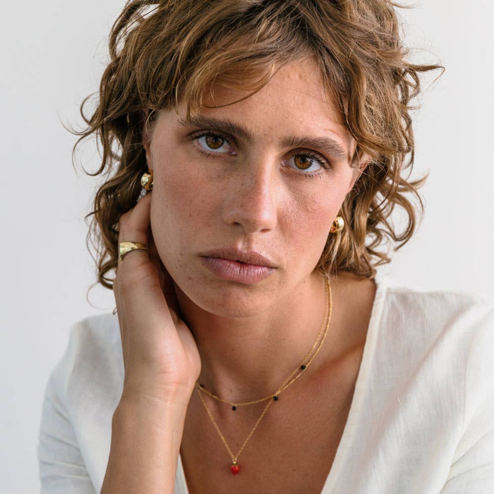 Amano Studio - Wholesale Huggie Earrings - Demure Huggie Hoop Earrings1