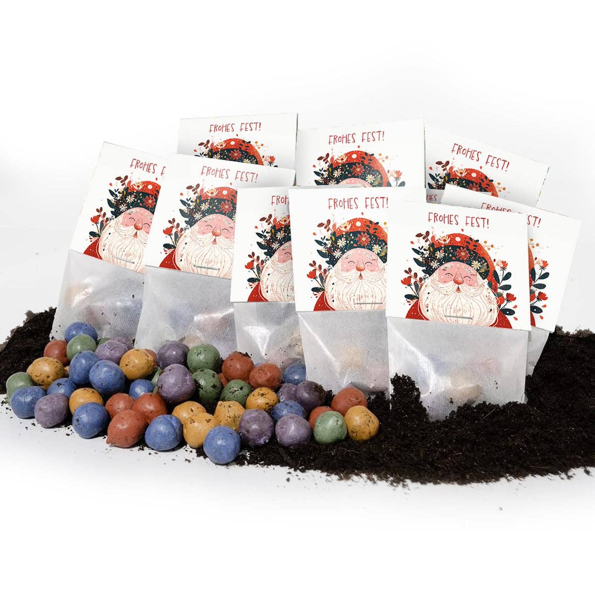 TDJ Stadtgärtner GmbH – wholesale Juldekoration – Blommarmorer – jultomte – god jul – 5 kulor i påse4