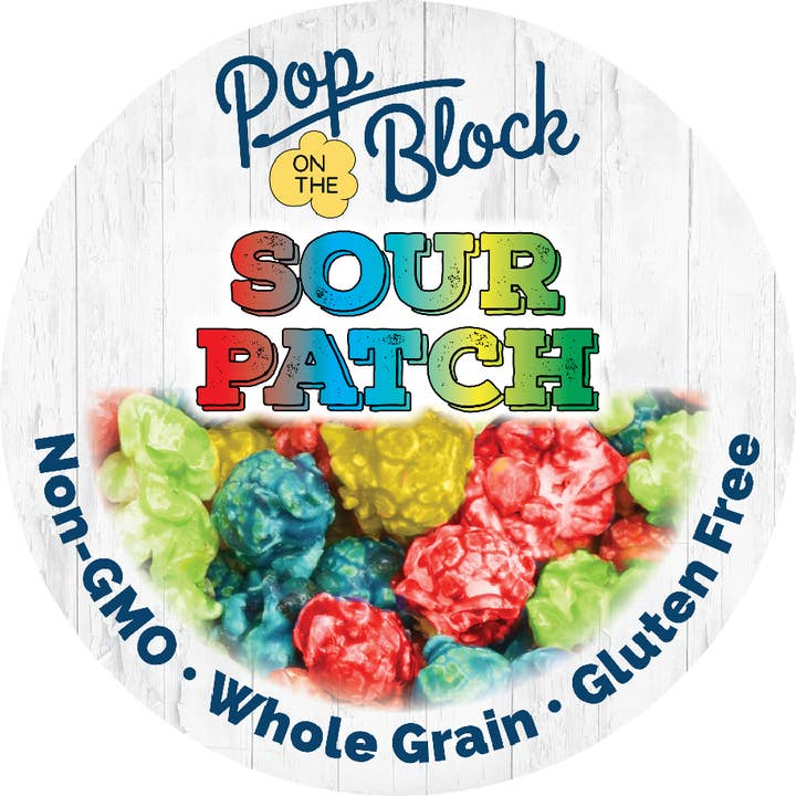Pop On The Block - Wholesale Popcorn - SOUR PATCH POPCORN