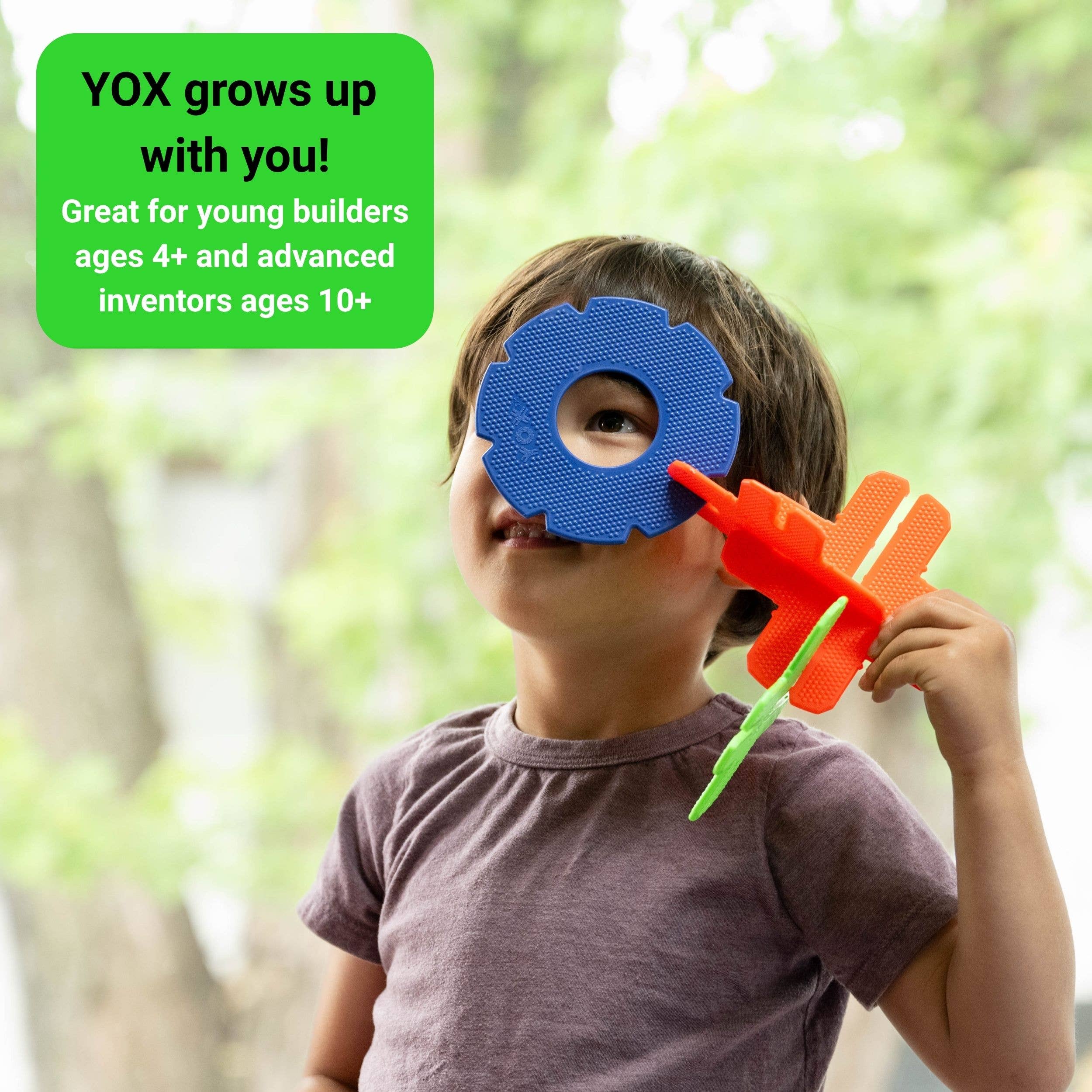 YOX - Wholesale Building Set - Kids - Mixed Case - YOX Tops + Box of YOX4