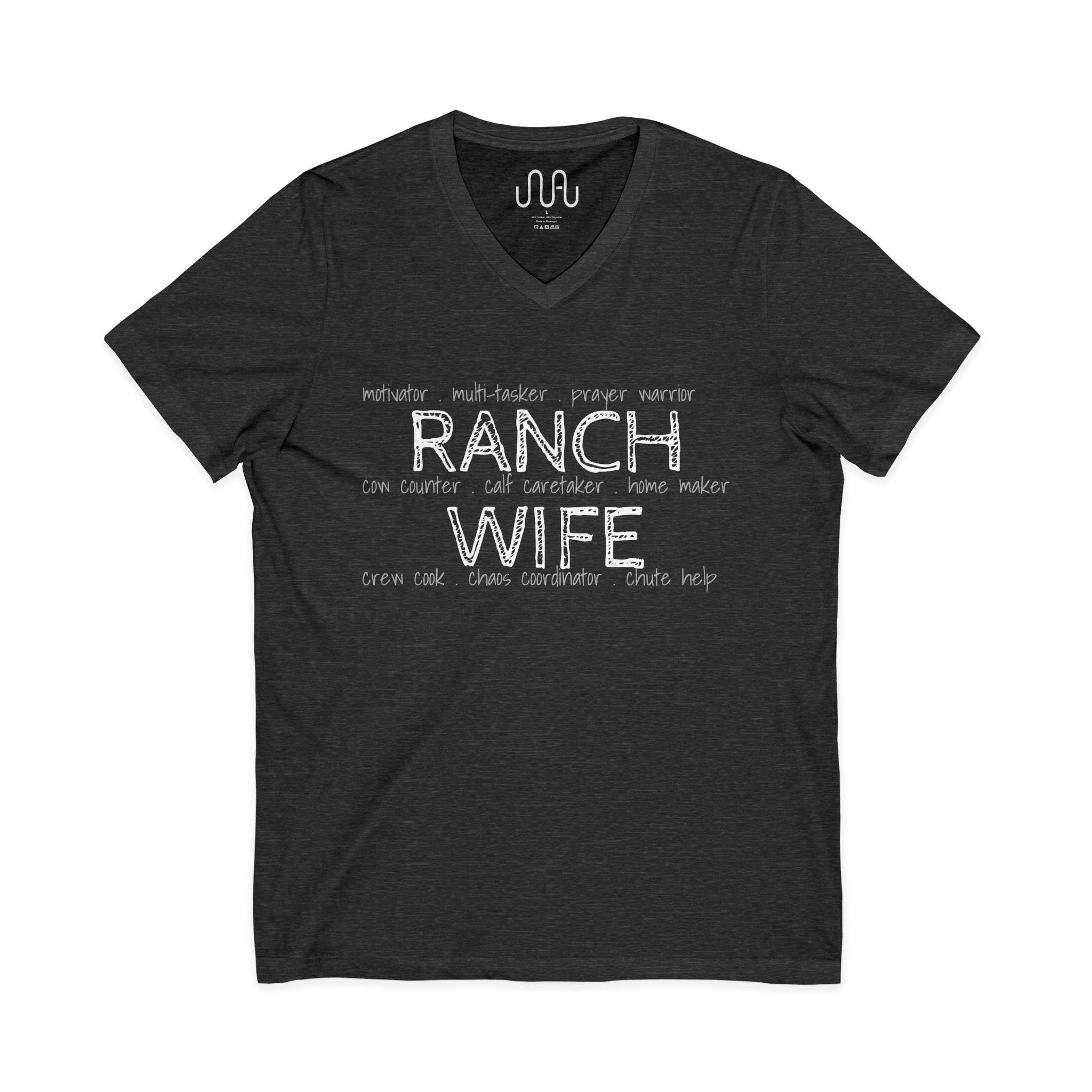 Running M.A. Supply - Wholesale T-Shirt - Women's - Ranch Wife Western T-Shirt0