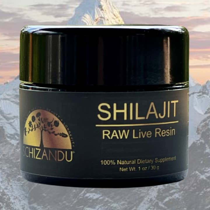 Live RAW Shilajit Resin (Full Spectrum Minerals), 30 g for wholesale by Schizandu Organics
