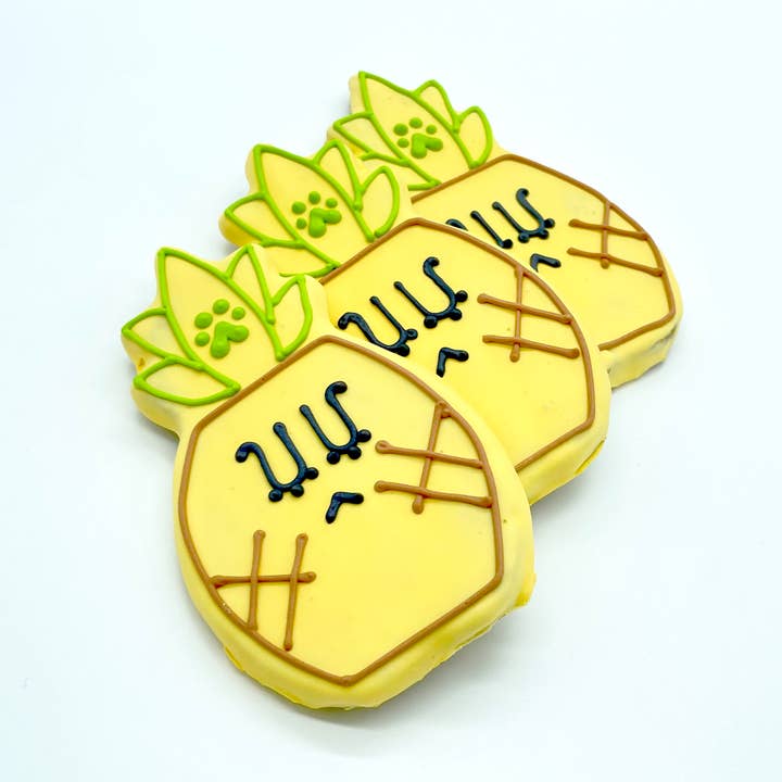 Furry Belly Bake Shop - Wholesale Pet Treats - Dog - Posh Pineapple Crunchy Oat Cookie