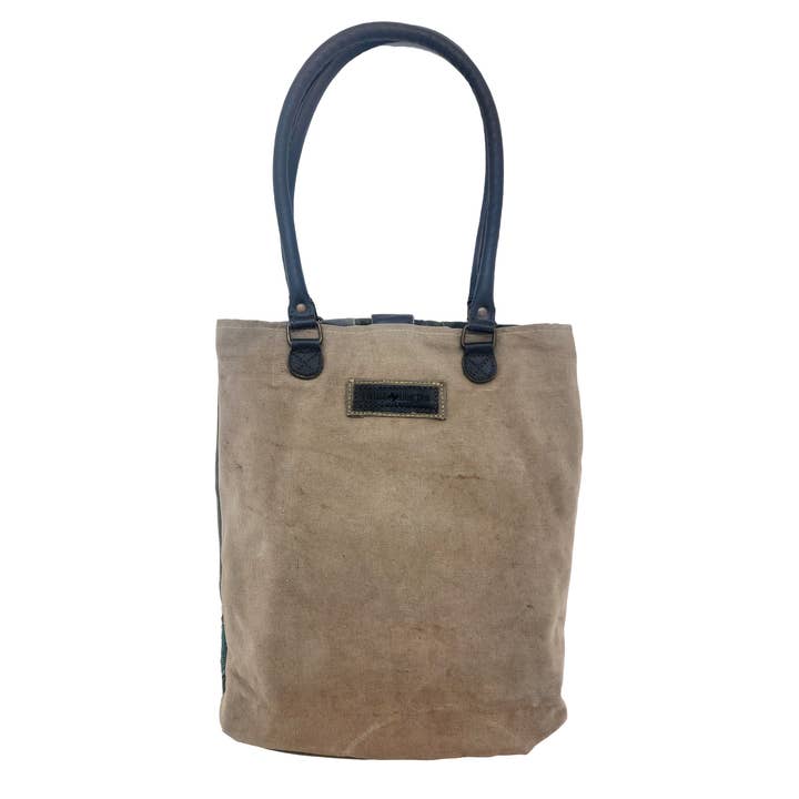 Vintage Addiction - Vendita all'ingrosso Borsa tote - Donna - Borsa da tenda militare riciclata patchwork