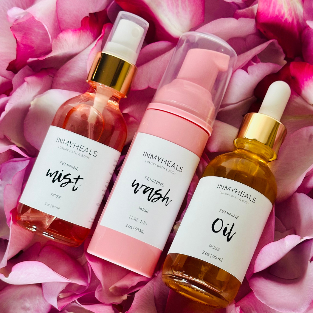 INMYHEALS - Wholesale Intimate Cleanser/Wipe - Rose Feminine Wash2