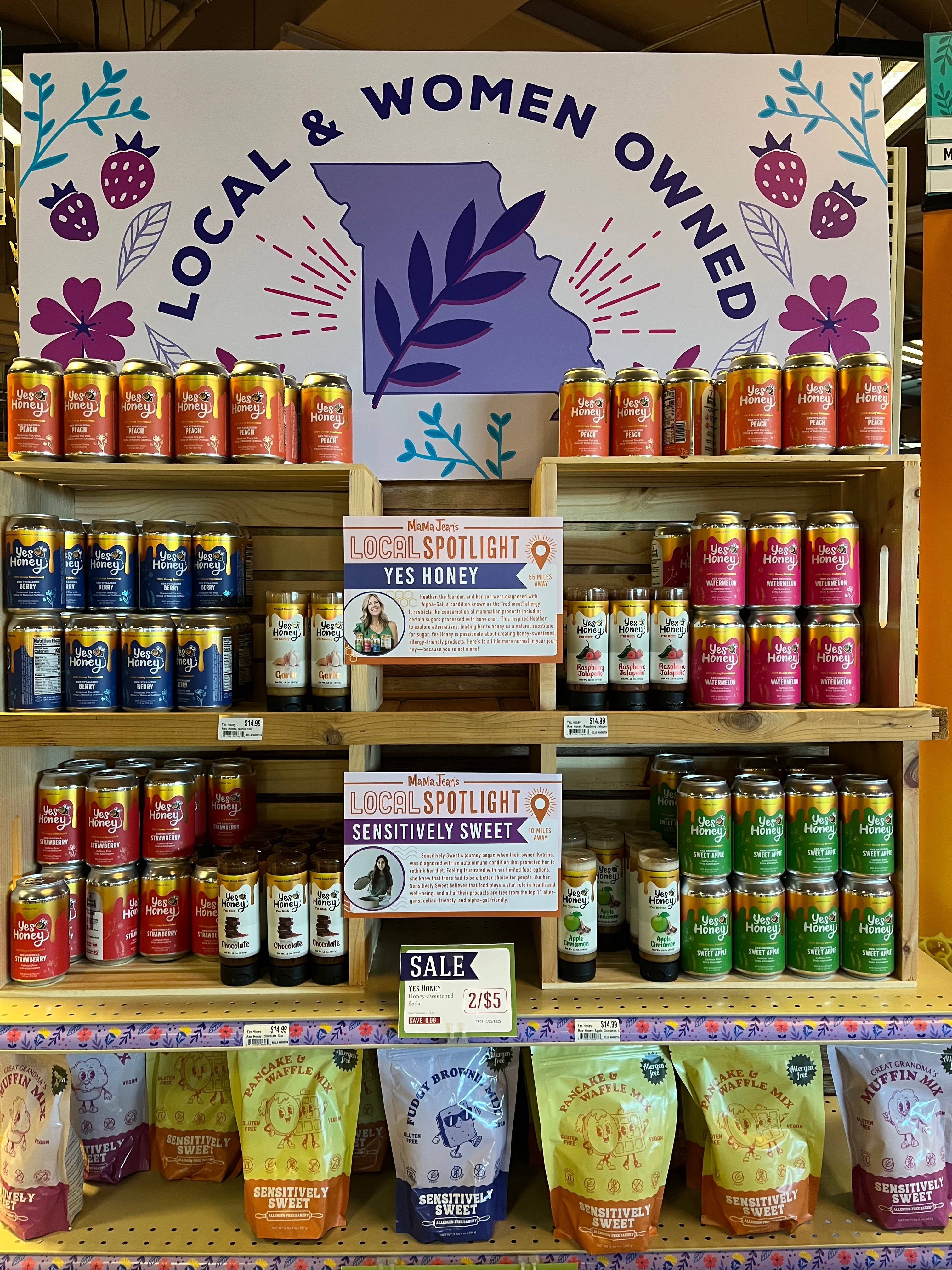 Yes Honey - Wholesale Soda/Carbonated Drink - Yes Honey- 100% Honey Sweetened Soda- Strawberry 7