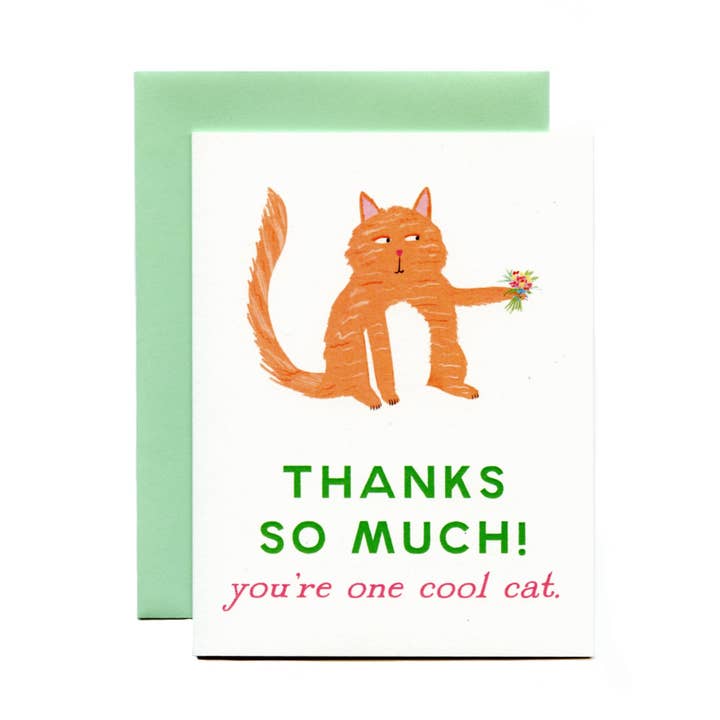 Cool Cat Thank You for wholesale by Honour Bright