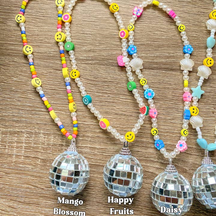 Sun Moon & Stars Co. - Wholesale Car Decorative Charm - Women's - Happy Fruits Disco Ball Car Charm3