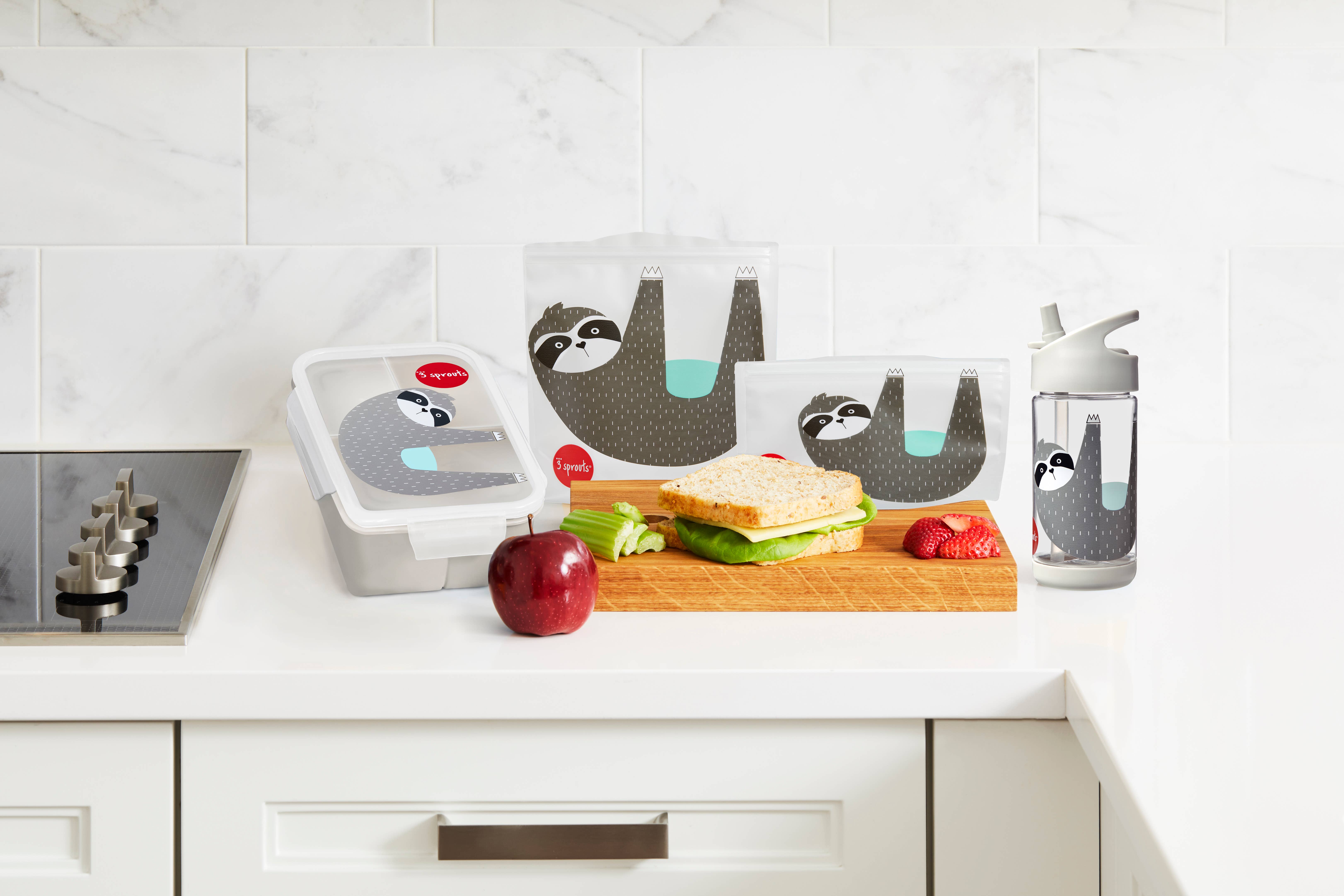 3 Sprouts – Großhandel Trinkflaschen – Kinder-Trinkflasche aus Kunststoff – Faultier1