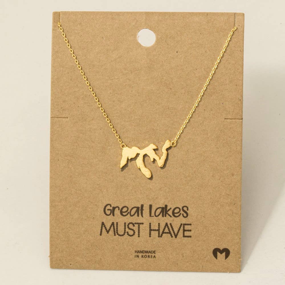 Fame Accessories - Wholesale Pendant/Charm Necklace - The Great Lakes Pendant Necklace1