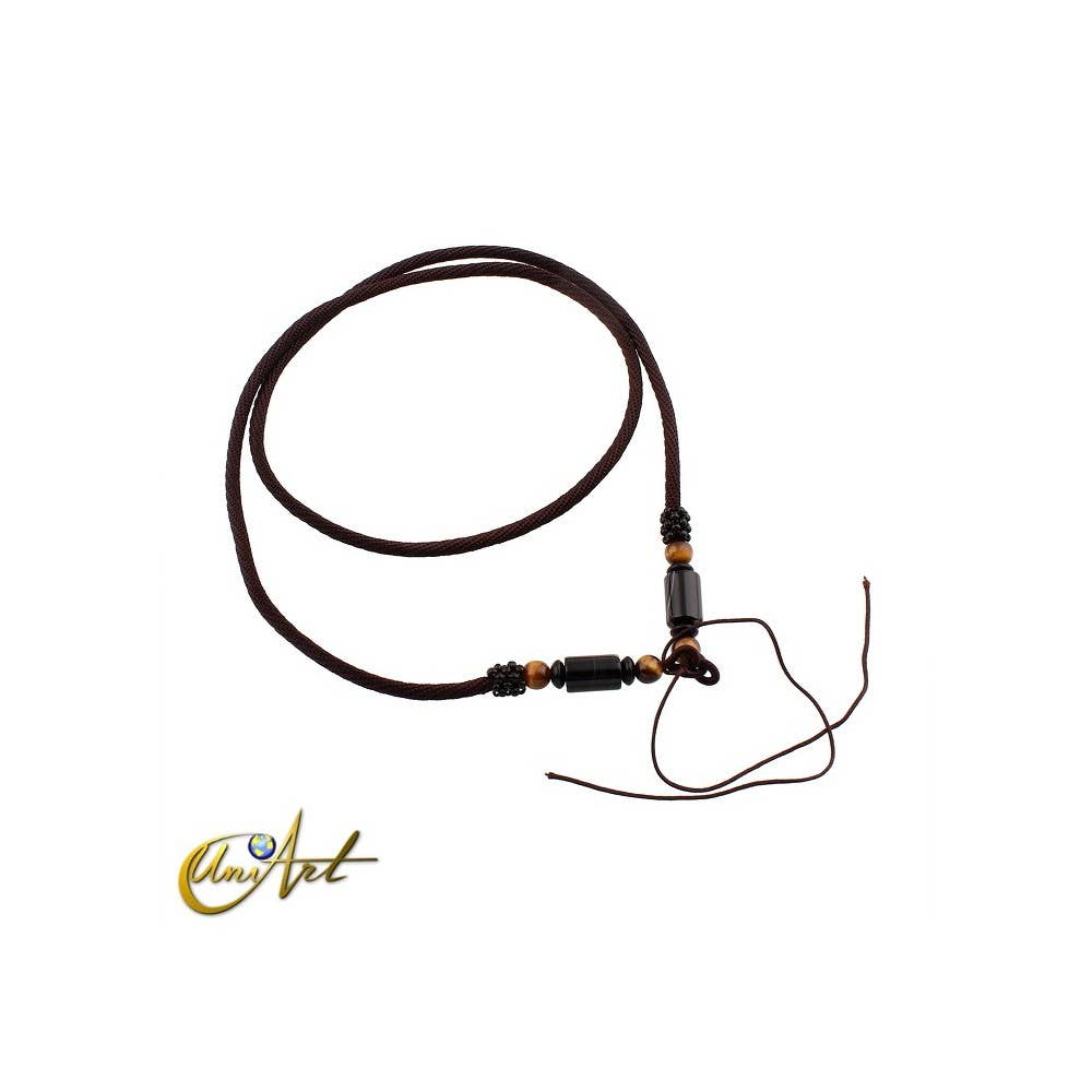 UniArt - Wholesale Beaded/Pearl Necklace - Cord with Agate and Tiger Eye3