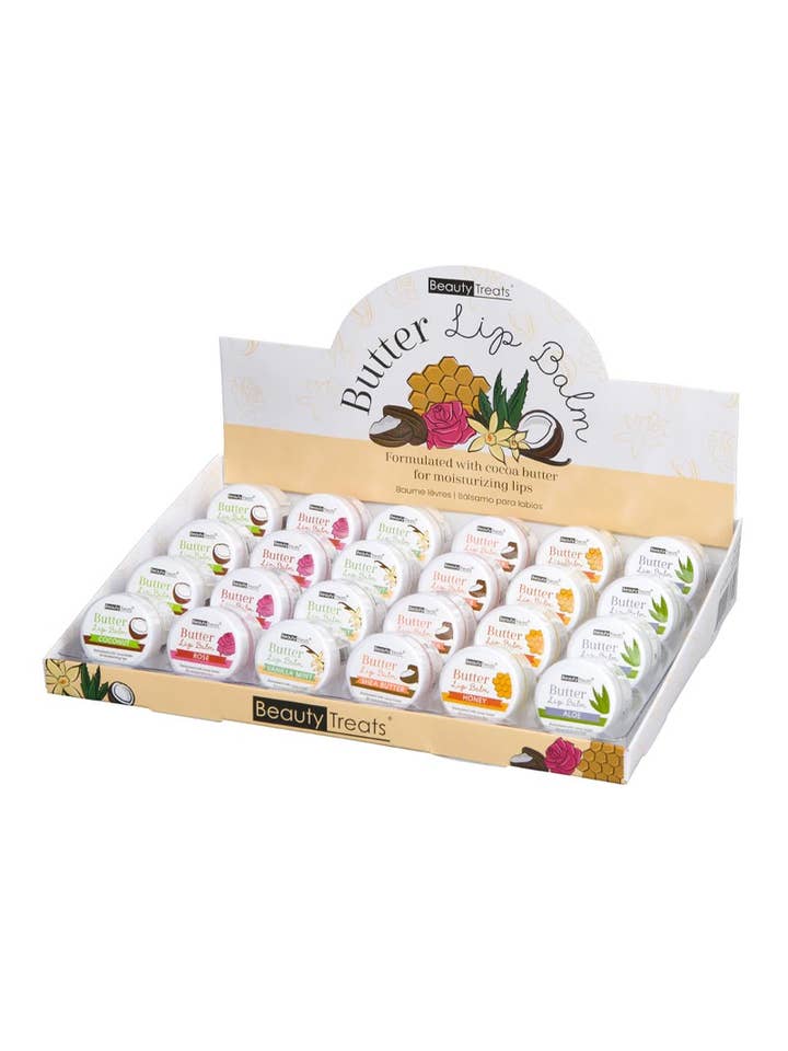 Beauty Treats 613 Butter Lip Balm - 24 pcs for wholesale by PINEAPPLE Beauty