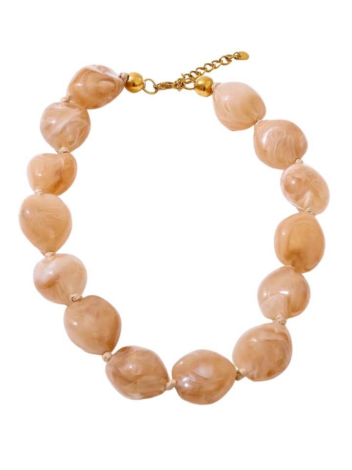 Mocha Bubble Necklace for wholesale by Hjane Jewels