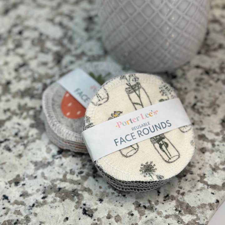 Porter Lee's - Wholesale Makeup Remover - Reusable Face Rounds--Surprise Prints