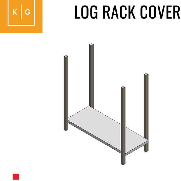 KHOMO GEAR – Engroshandel Udendørs pynt/dekoration – Log Rack Udendørs Cover 4 Feet Titan6