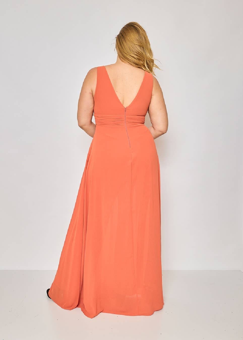 Eva & Lola - Epsilonn - Wholesale Dress - Women's - R1451QS - Plus Size V-Neck Jumpsuit20