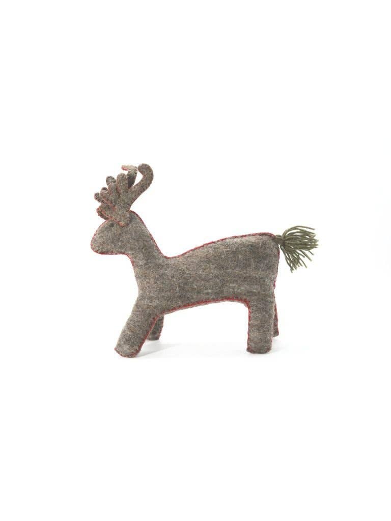Woollyfelt - Wholesale Pet Toy Set - Dog - Felt Brown Deer Pet Toy | Set Of 104