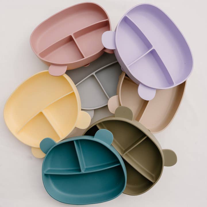 Peaks & Valleys Baby - Wholesale Dinner Plate - Kids & Baby - Silicone Bear Plate9