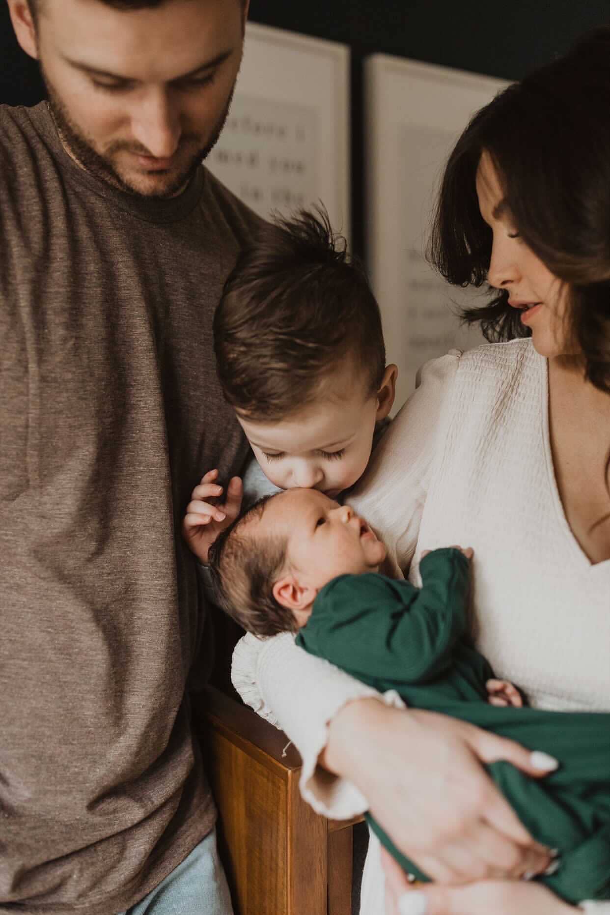 Three Little Tots - Wholesale Babygown - Baby - Forest Green Ribbed Knotted Newborn Baby Gown Sleepwear34