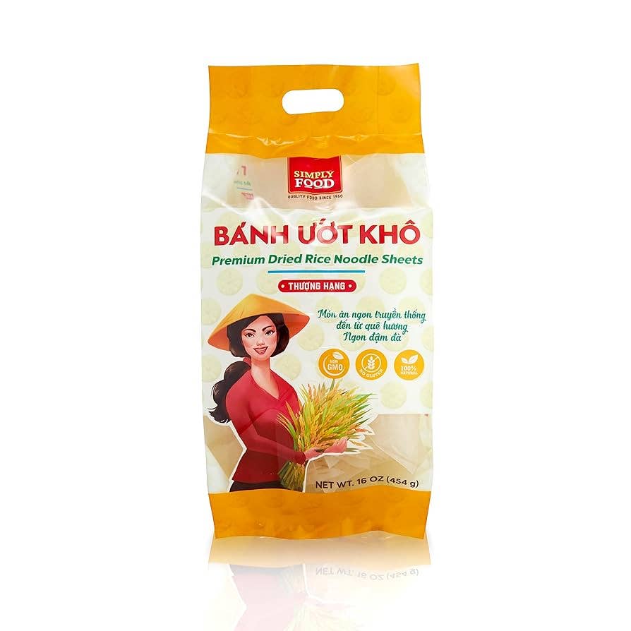 L&F Universal Goods - Wholesale Rice - Simply Food Premium Dried Rice Noodle Sheets 30PKS/16OZ0