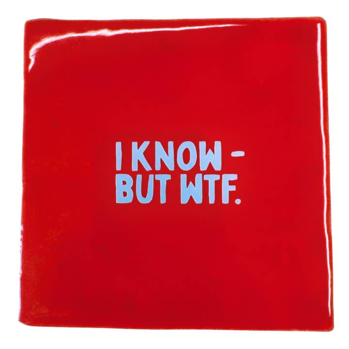 BLUDD® - Wholesale Wall Tile - Ik weet het - maar wtf - handtekeningstegel1