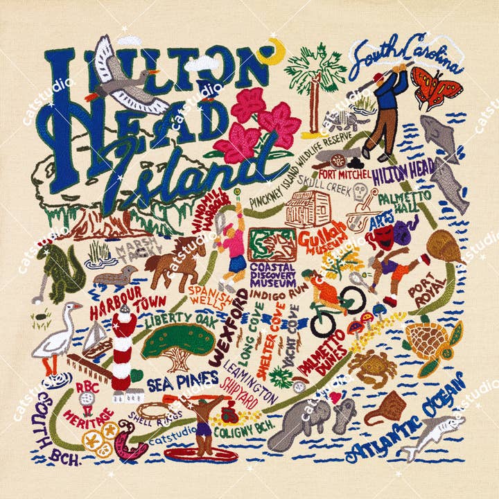 Hilton Head Fine Art Print for wholesale by catstudio