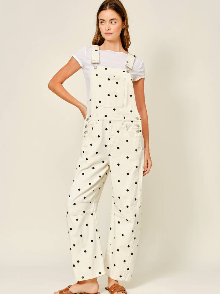 MAP2994 SLOUCHY RELAX FIT DENIM OVERALL for wholesale by Aaron & Amber