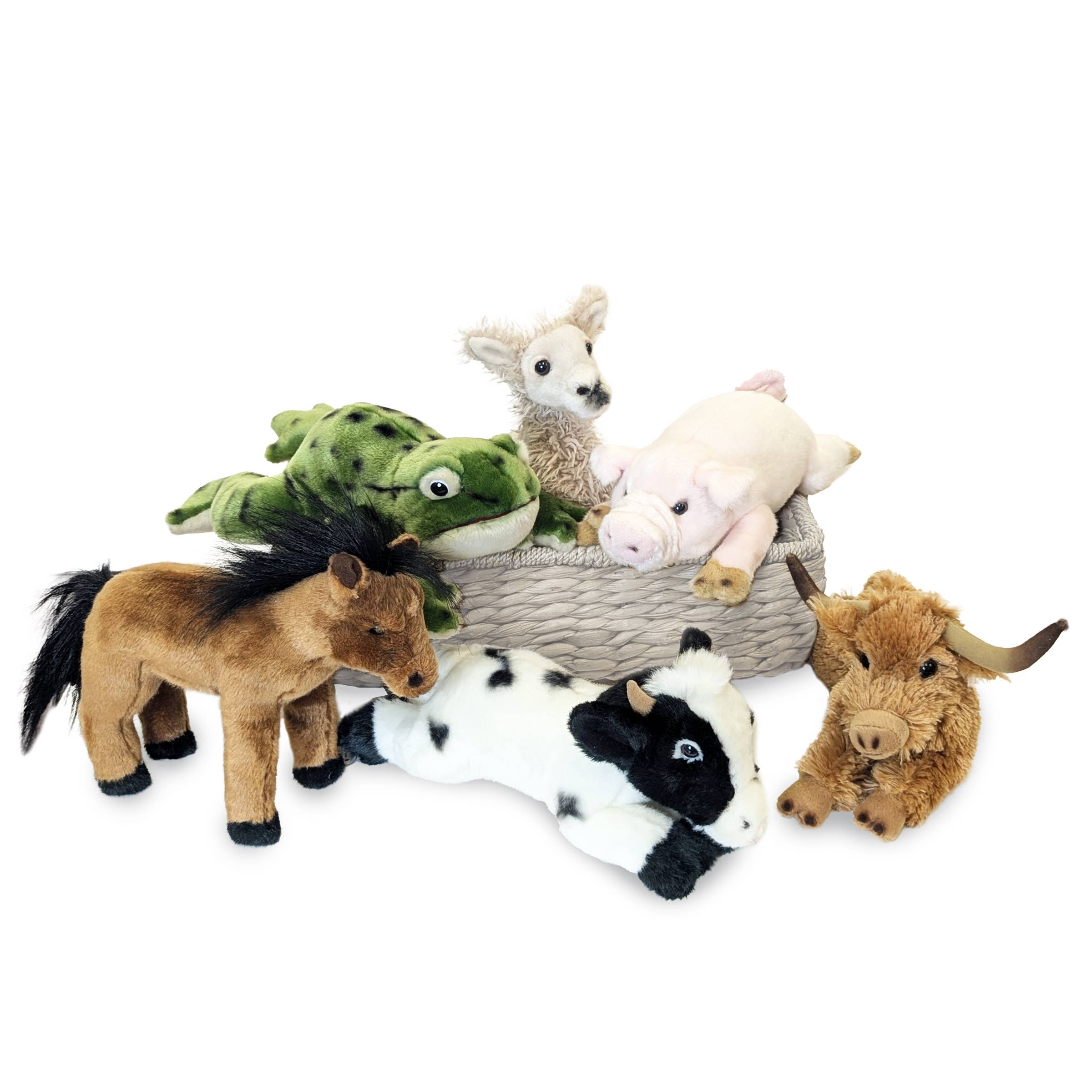 Giffa Plush - Wholesale Stuffed/Plush Toy - Kids & Baby - 9IN FARM LLAMA-LOUIE2