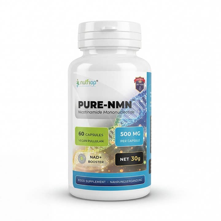 Pure-NMN Nicotinamid Mononukleotid Ekstrem Styrke 500 mg for engroshandel hos Nutriop Longevity