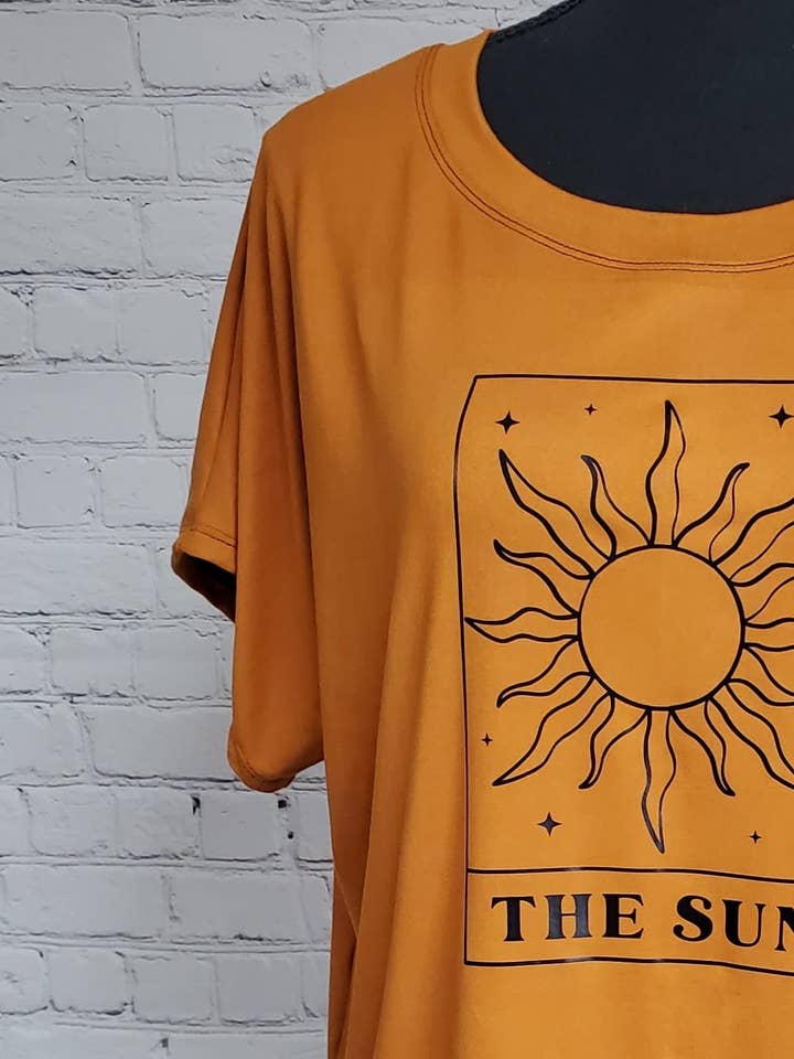 Altered Star Co. - Wholesale Screen Printed T-Shirt - Women's - Sun Tarot Zen Tee1