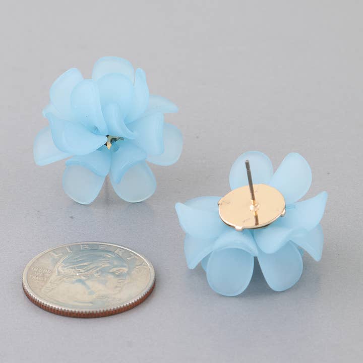 Heldere Multi Bloemblad Bloem Oorbellen voor wholesale door 3AM BY H&D ACCESSORIES