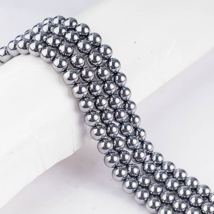 Soothing Crystals Beads - Wholesale Beads - Crystal Jewelry Beads | Hematite | Healing Gemstone Beads