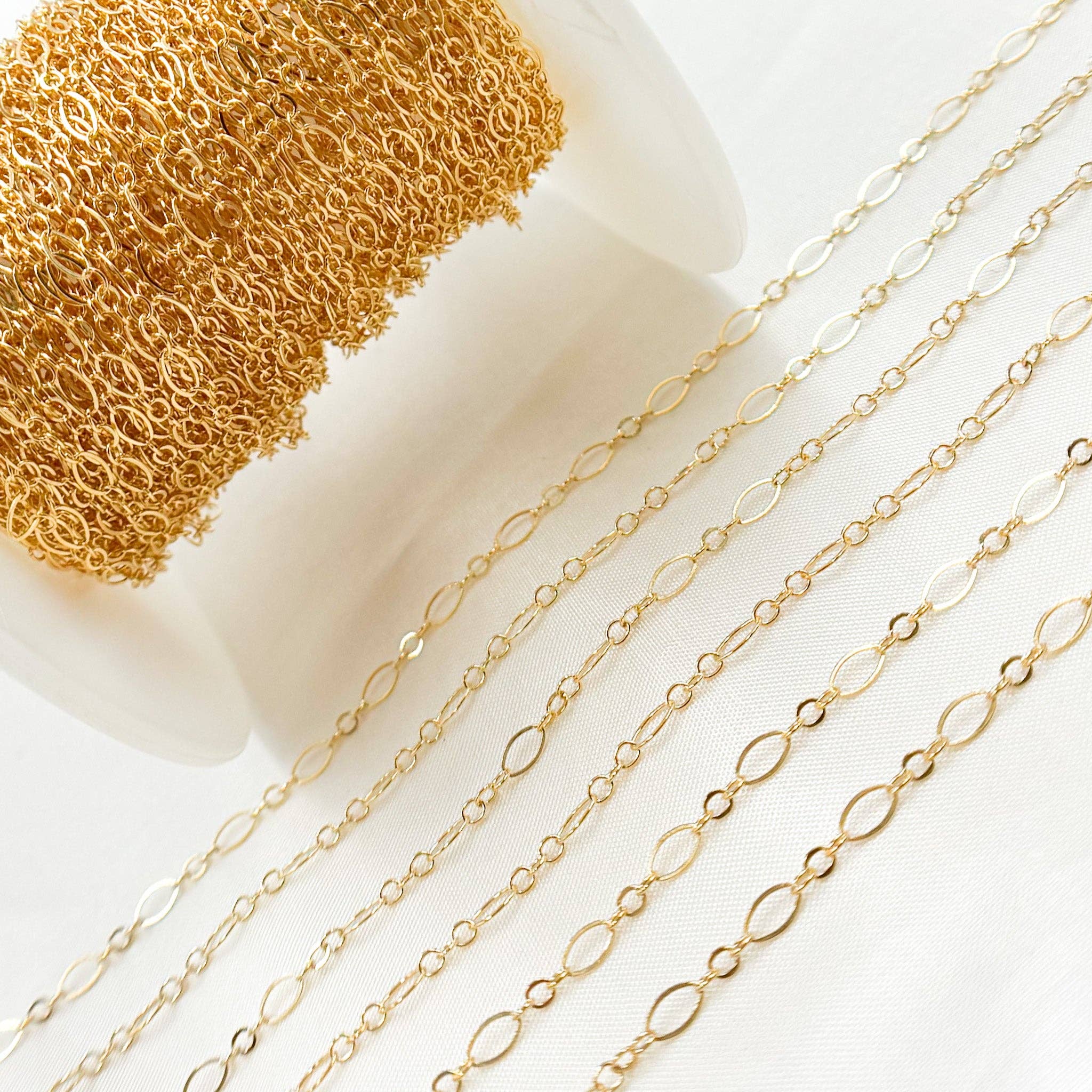 Jewels & Chains - Wholesale Craft Supplies - 716F-801FGF. 14K Gold Filled Long & Short Link3