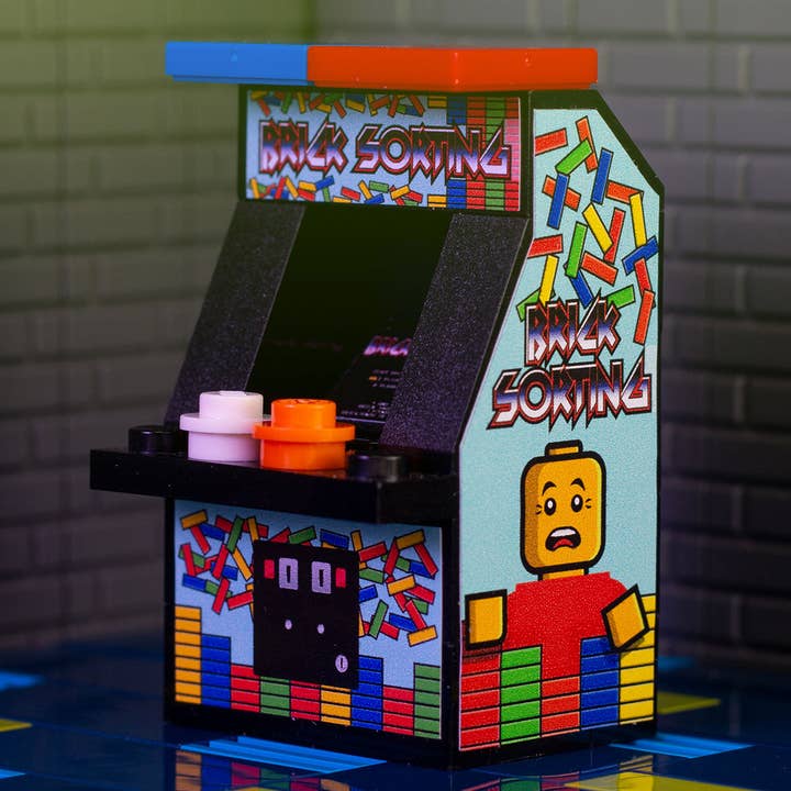 Tri de Briques - Machine d'Arcade Personnalisée fabriquée avec des pièces LEGO pour la vente par B3 Customs
