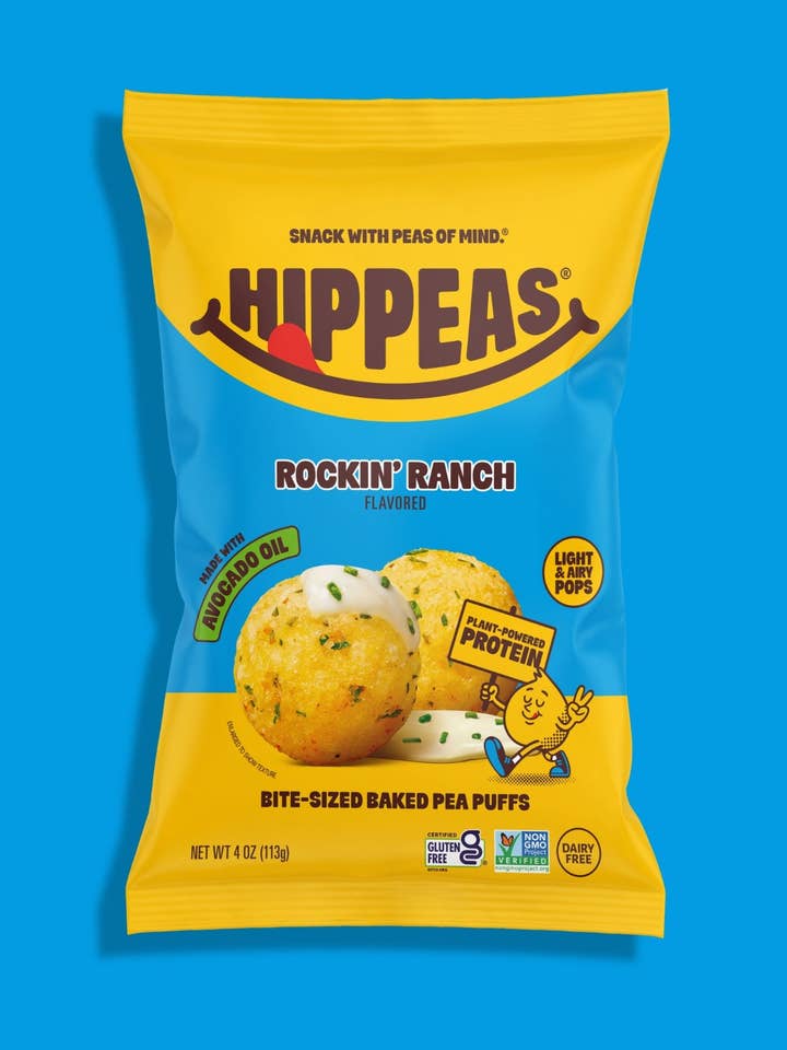 Rockin' Ranch Pops for wholesale by Hippeas