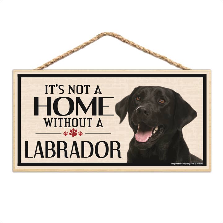 Labrador trä ras tecken för wholesale av Imagine This Company