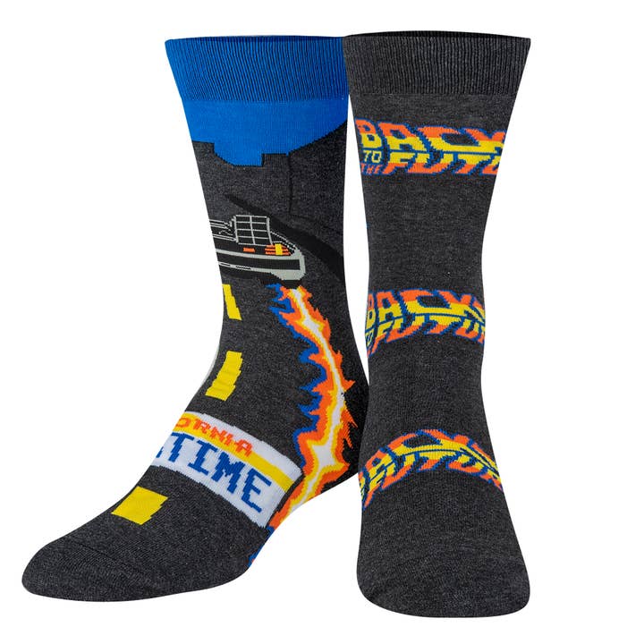 Odd Sox - Wholesale Socks - Unisex - Time Traveler Mix Match Knit Socks