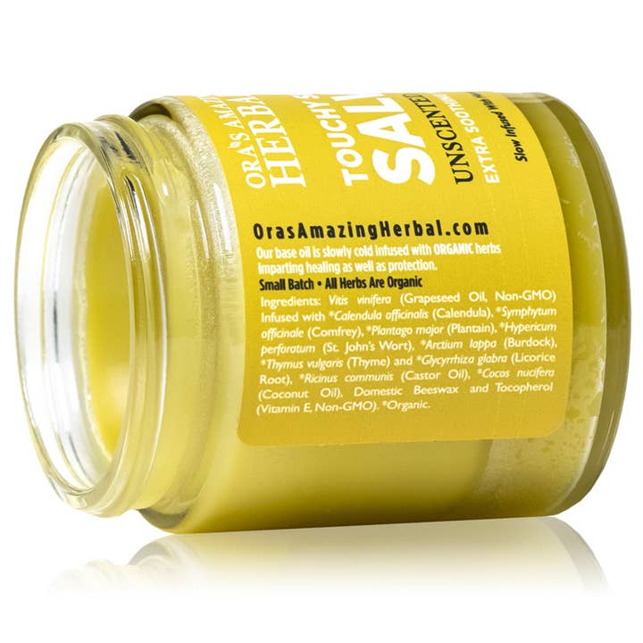 Ora’s Amazing Herbal Natural Skincare – wholesale Läkande salva/balsam/kräm – Touchy Skin Salve, Eksem Cream, 4oz