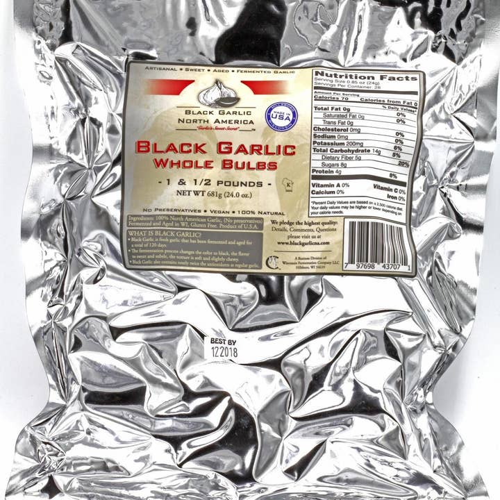 Eastern Shore Products – Großhandel Kräuter – Ganze Birne Schwarzer Knoblauch - 1,5 Pfund