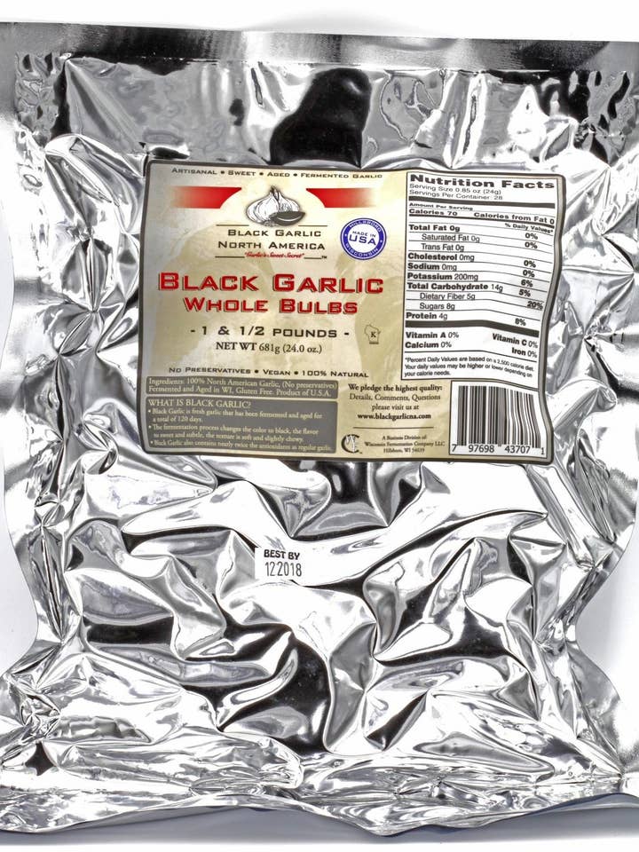Whole Bulb Black Garlic - 1.5 Pounds for wholesale by Eastern Shore Products