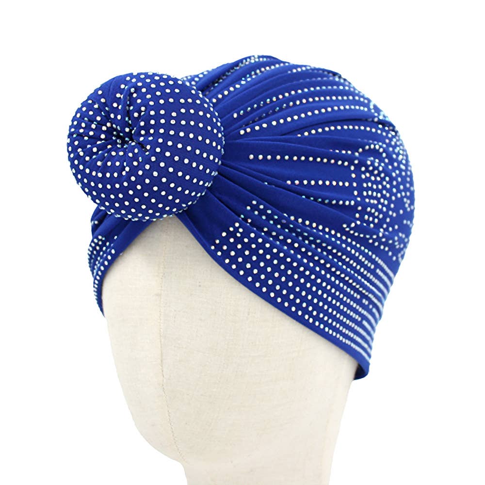 Sensibling Corp. - Wholesale Turban - Women's - Bling Studded Turban Hair Wrap
9
