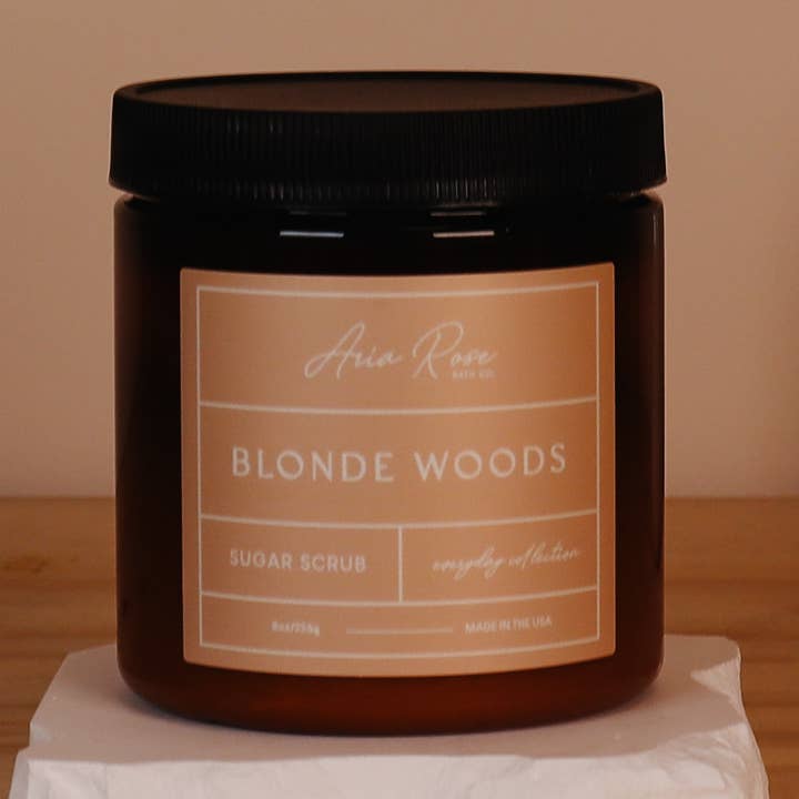 Gommage au sucre Blonde Woods pour la vente par Aria Rose Bath Co