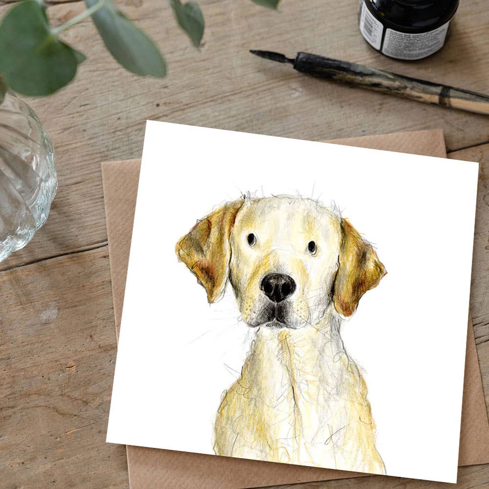 Catherine Rayner Trading Ltd - Wholesale Everyday Greeting Card - Fenton Golden Retriever Card for all Occasions1